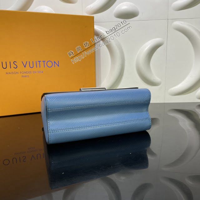LOUIS VUITTON專櫃新款包包 路易威登Twist中號手袋 LV刺繡肩帶手提肩背斜挎女包  ydh4115